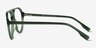 Verbena Crystal Green AcetateEyeglass Frames from EyeBuyDirect, Side View