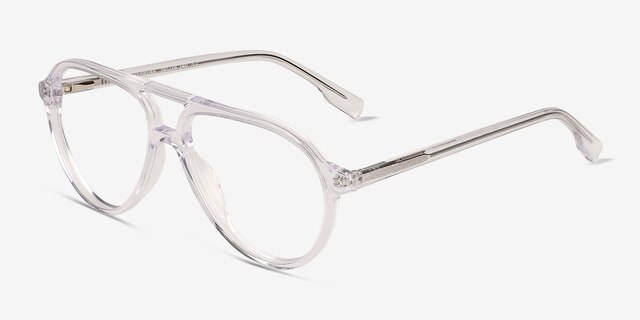 Verbena Crystal AcetateEyeglass Frames from EyeBuyDirect, Angle View