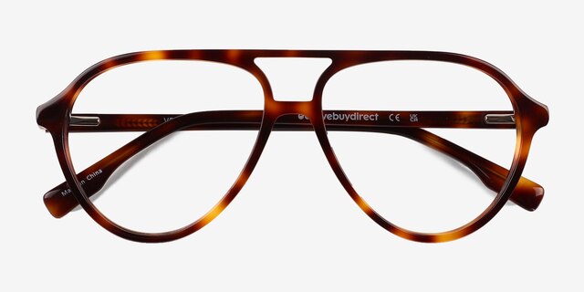 Verbena Tortoise AcetateEyeglass Frames from EyeBuyDirect, Closed View