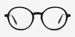 Amaranth Black Alternative MaterialsEyeglass Frames from EyeBuyDirect, Front View