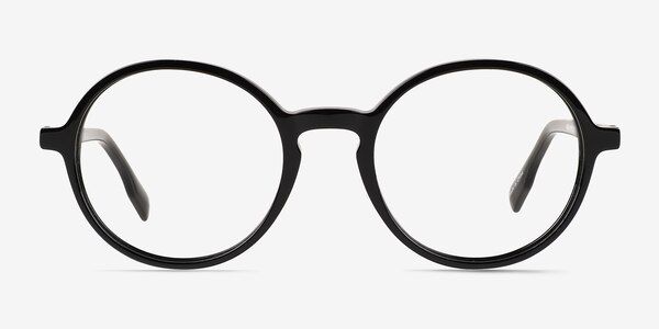 Amaranth Noir Acétate Montures de lunettes de vue