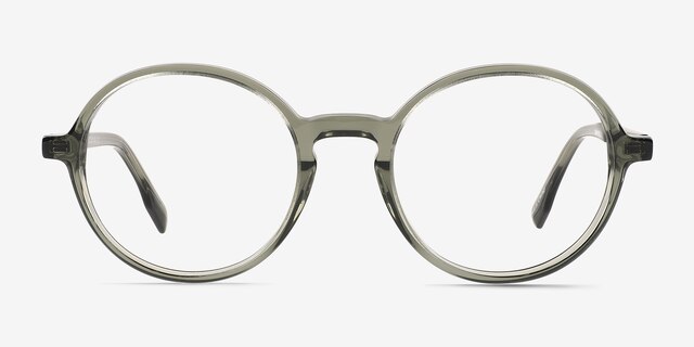Amaranth Green AcetateEyeglass Frames from EyeBuyDirect, Front View