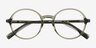 Amaranth Green AcetateEyeglass Frames from EyeBuyDirect, Closed View
