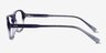 Cirrus Gradient Blue AcetateEyeglass Frames from EyeBuyDirect, Side View
