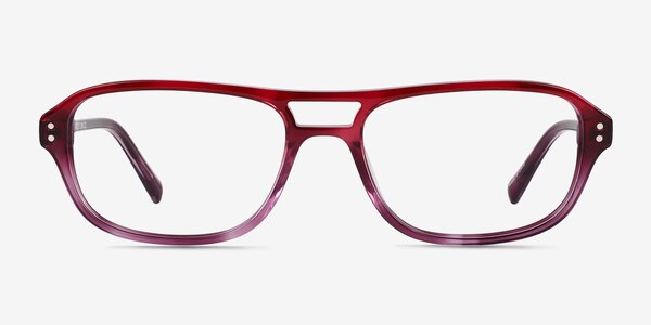 Cirrus Gradient Red Acetate Eyeglass Frames