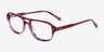 Cirrus Gradient Red AcetateEyeglass Frames from EyeBuyDirect, Angle View