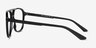 Zeal Shiny Black AcetateEyeglass Frames from EyeBuyDirect, Side View
