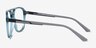 Zeal Shiny Crystal Green AcetateEyeglass Frames from EyeBuyDirect, Side View