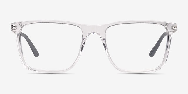 Vim Crystal Gray AcetateEyeglass Frames from EyeBuyDirect, Front View