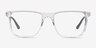 Vim Crystal Gray AcetateEyeglass Frames from EyeBuyDirect, Front View