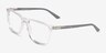 Vim Crystal Gray AcetateEyeglass Frames from EyeBuyDirect, Angle View