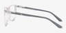 Vim Crystal Gray AcetateEyeglass Frames from EyeBuyDirect, Side View