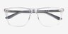 Vim Crystal Gray AcetateEyeglass Frames from EyeBuyDirect, Closed View