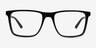 Vim Black AcetateEyeglass Frames from EyeBuyDirect, Front View