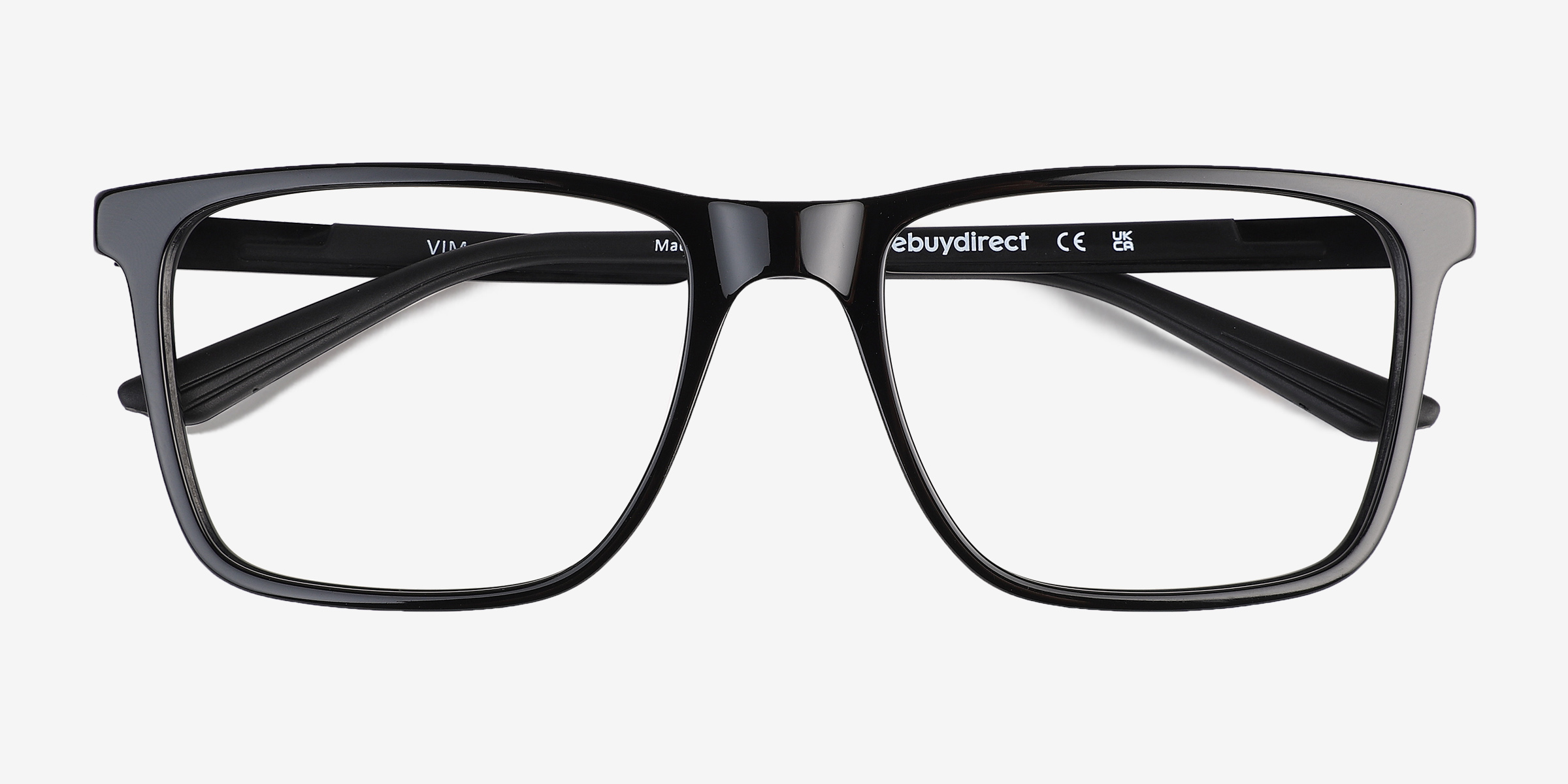 Vim Square Black Full Rim Eyeglasses Eyebuydirect Canada 