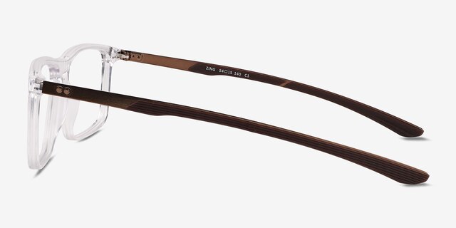 Zing Crystal AcetateEyeglass Frames from EyeBuyDirect, Side View