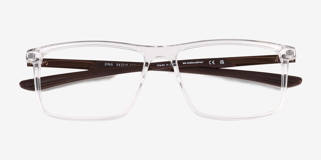Zing Crystal AcetateEyeglass Frames from EyeBuyDirect, Closed View
