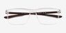 Zing Crystal AcetateEyeglass Frames from EyeBuyDirect, Closed View