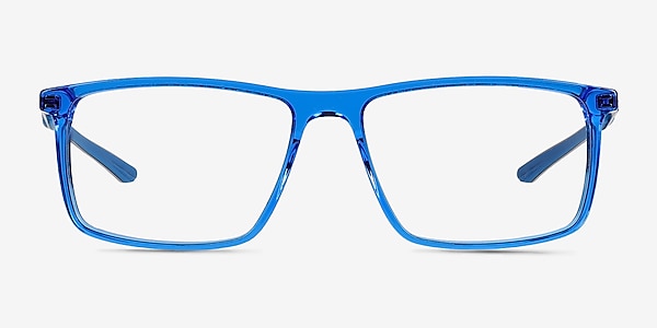 Zing Crystal Blue Acetate Eyeglass Frames