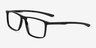 Zing Black AcetateEyeglass Frames from EyeBuyDirect, Angle View