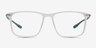 Dart Matt Crystal AcetateEyeglass Frames from EyeBuyDirect, Front View