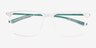 Dart Matt Crystal AcetateEyeglass Frames from EyeBuyDirect, Closed View