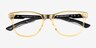 Fortitude Crystal Yellow AcetateEyeglass Frames from EyeBuyDirect, Closed View