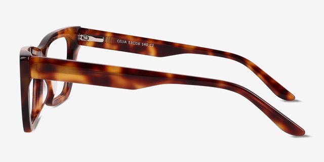 Celia Tortoise AcetateEyeglass Frames from EyeBuyDirect, Side View