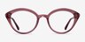 Cherry Crystal Pink AcetateEyeglass Frames from EyeBuyDirect, Front View