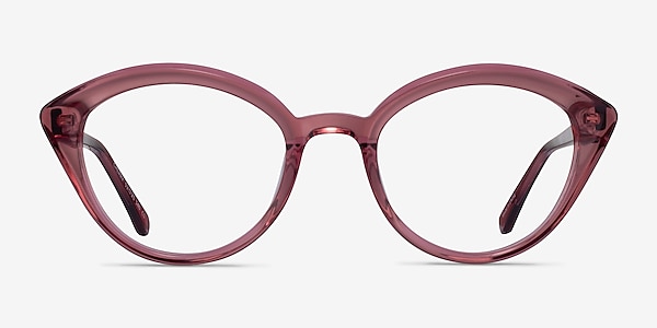 Cherry Crystal Pink Acetate Eyeglass Frames