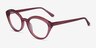 Cherry Crystal Pink AcetateEyeglass Frames from EyeBuyDirect, Angle View