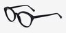 Cherry Black AcetateEyeglass Frames from EyeBuyDirect, Angle View