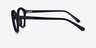 Cherry Black AcetateEyeglass Frames from EyeBuyDirect, Side View