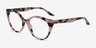 Leilani Pink Tortoise AcetateEyeglass Frames from EyeBuyDirect, Angle View