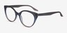 Leilani Gray Nude Gradient AcetateEyeglass Frames from EyeBuyDirect, Angle View