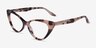 Vivienne Tortoise AcetateEyeglass Frames from EyeBuyDirect, Angle View