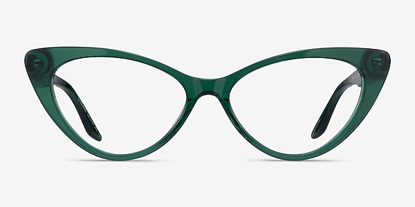 Vivienne Crystal Green Acetate Eyeglass Frames