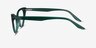 Vivienne Crystal Green AcetateEyeglass Frames from EyeBuyDirect, Side View