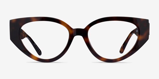 Lexie Shiny Tortoise AcetateEyeglass Frames from EyeBuyDirect, Front View