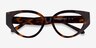 Lexie Shiny Tortoise AcetateEyeglass Frames from EyeBuyDirect, Closed View