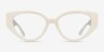Lexie White AcetateEyeglass Frames from EyeBuyDirect, Front View