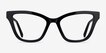 Danielle Black AcetateEyeglass Frames from EyeBuyDirect, Front View