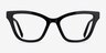 Danielle Black AcetateEyeglass Frames from EyeBuyDirect, Front View