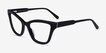 Danielle Black AcetateEyeglass Frames from EyeBuyDirect, Angle View