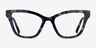 Danielle Gray Tortoise AcetateEyeglass Frames from EyeBuyDirect, Front View