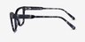 Danielle Gray Tortoise AcetateEyeglass Frames from EyeBuyDirect, Side View