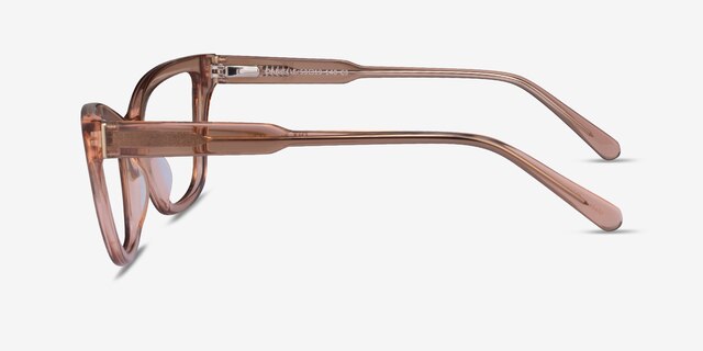 Danielle Champagne AcetateEyeglass Frames from EyeBuyDirect, Side View