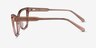 Danielle Champagne AcetateEyeglass Frames from EyeBuyDirect, Side View