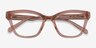 Danielle Champagne AcetateEyeglass Frames from EyeBuyDirect, Closed View