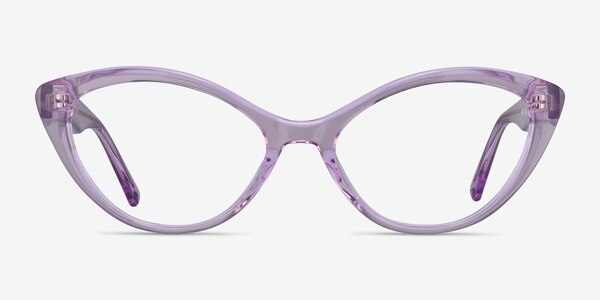 Melanie Violet clair Acétate Montures de lunettes de vue